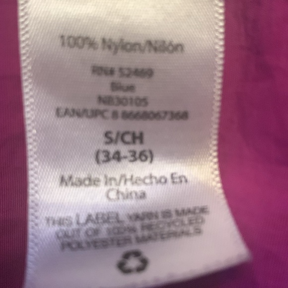 No Boundaries Multi-Color Rain Jacket Size S 34-36 #60 - Picture 9 of 12